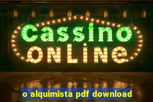 o alquimista pdf download